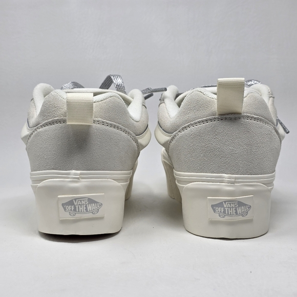 Vans Knu Stack White Chunky Platform Sneakers VN000CRS448 Womens 8 Mens 6.5 New - Picture 5 of 11